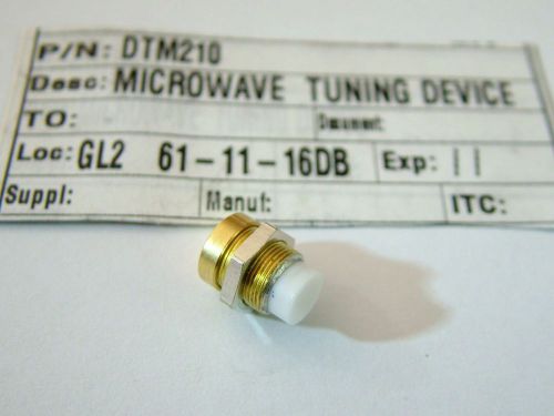 MICROWAVE TUNING DEVICE   TRANS-TECH     DTM-210     ( LOT OF 4 )