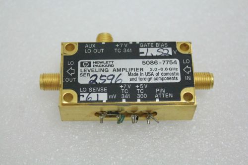 Hp/agilent 5086-7754 leveling amplifier, 3.0 - 6.6 ghz for sale