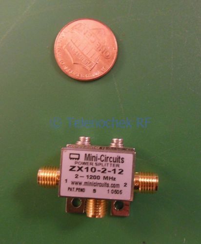 Mini circuits zx10-2-12,  zx-10-12-s+ broadband splitter divider 2 - 1200 mhz for sale