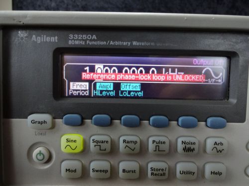Keysight / Agilent / HP 33250A Function / Arbitrary Waveform Generator, 80 MHz