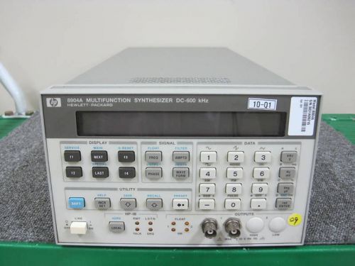 HP/Agilent 8904A Multifunction Synthesizer, DC-600 KHz (As-Is&amp;Just for parts)