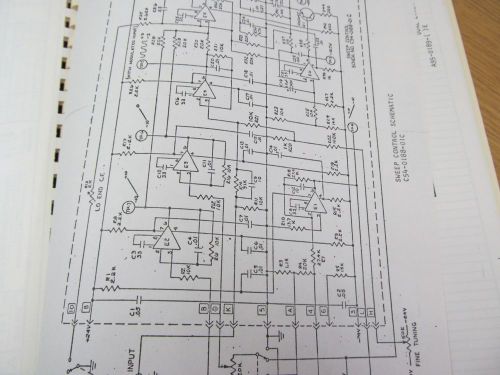 Telonic 3301B Sweep Oscillator Plug In Unit Operation and Service Manual  46268