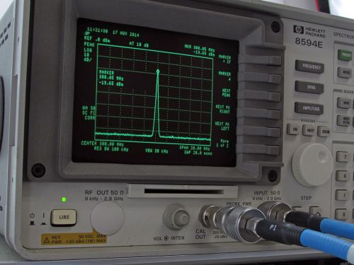 HP / Agilent 8594E Spectrum Analyzer - Opt. 041 &amp; 140 - 9kHz-2.9GHz