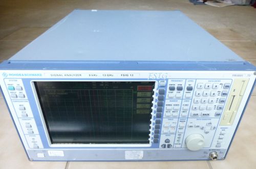 Rohde &amp; schwarz fsig13  signal analyzer , 9khz-13ghz for sale