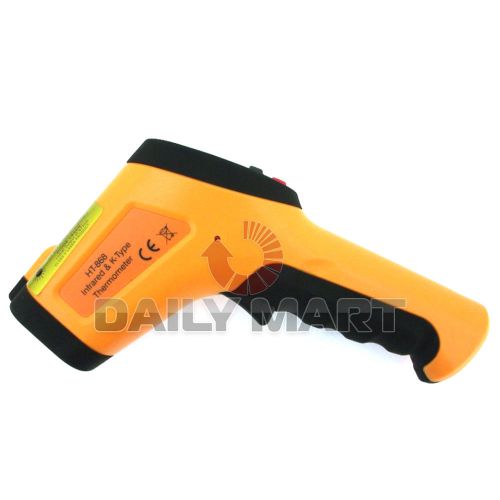 New ht-868 ir handheld infrared thermometer + type k probe -50~1050°c for sale