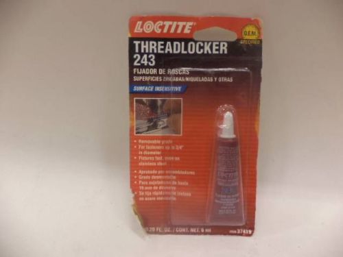 3-.2 oz loctite thread lockeer 243 part number 37419 new old stock for sale