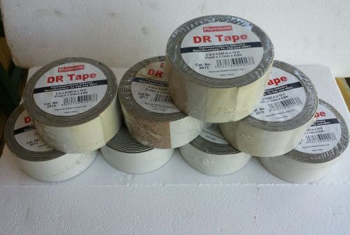 LOT OF 8 ROLLS NEW Plymouth DR Tape 2&#034; x 0.045&#034; x 15&#039;  Cat No 2013