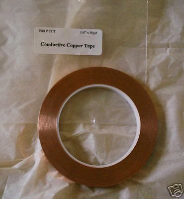 Conductive Copper Tape. Adhesiveon one side