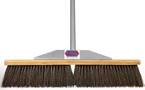 Super sweep 36-inch maroon poly broom janitorial clean up for sale