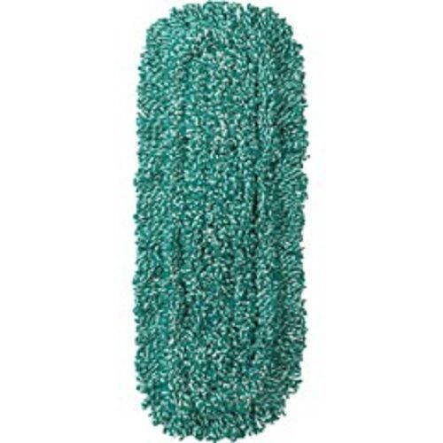 Rubbermaid commercial j853-00 24&#034;  microfiber loop end dust mop head green new for sale