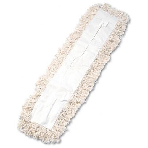 Unisan industrial dust mop head, hygrade cotton, 36w x 5d, white for sale