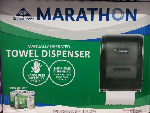 Marathon wall mount roll paper towel dispenser holder manual pull for sale