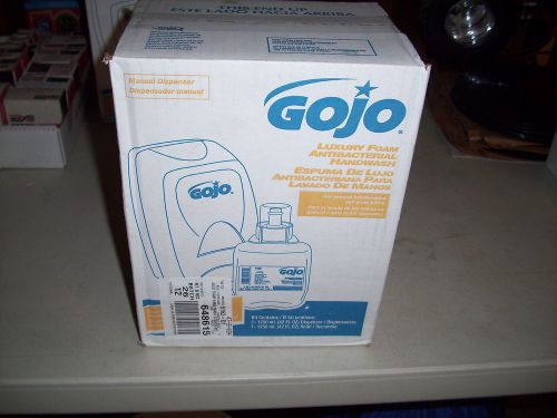 Gojo luxury foam antibacterial handwash dispenser and refill for sale