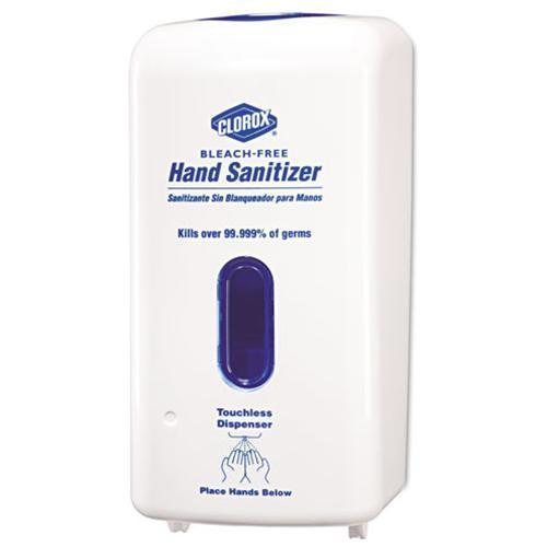 Clorox® No-Touch Hand Sanitizer Dispenser, Adjustable Sensor, White