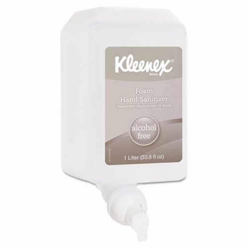 Kleenex Alcohol-Free Foam Hand Sanitizer, 1000mL, Clear, 6/Carton (KCC12977)