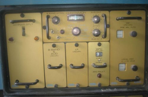Loral TerraCom TCM-604D -- BOTH Microwave Receiver &amp; Transmitter 7.1GHZ - 8.4GHz