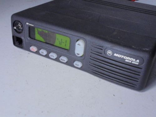 Motorola MCS2000 800Mhz Mobile Dash Two-Way Radio M01UGL6PW4BN (Bad Display)