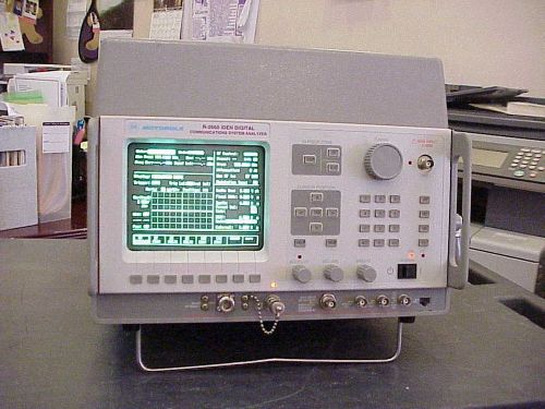 MOTOROLA R2660C RADIO SERVICE MONITOR WITH IDEN TESTING