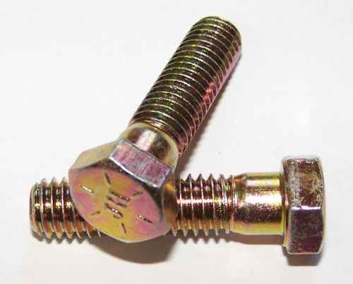 25 qty-nc gr8 hex head bolt 1/2-13x2 zp(9155) for sale