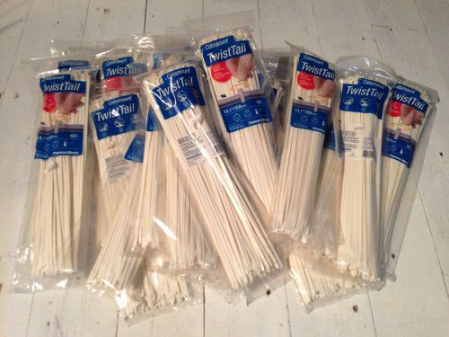 Lot Thomas &amp; Betts 14 inch Ty rap. 20 packages of 100. 2000 cable ties total