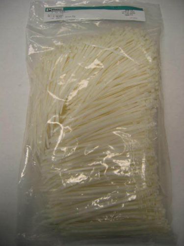 Panduit 7 3/8inch pan-ty natural cable ties 50lb plt2s-m209 qty-1000 -new- for sale