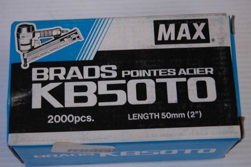 MAX Brad Pointer Acier Lenght 50mm  2&#034; (KB50T0)