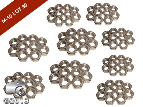 Brand new hexagon m 10 hex full nuts a2 stainless steel din 934-pack of 90 pcs for sale