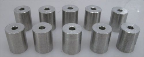 Qty 130, round aluminum standoffs, 4-40 thread, 1/2 length, nos for sale