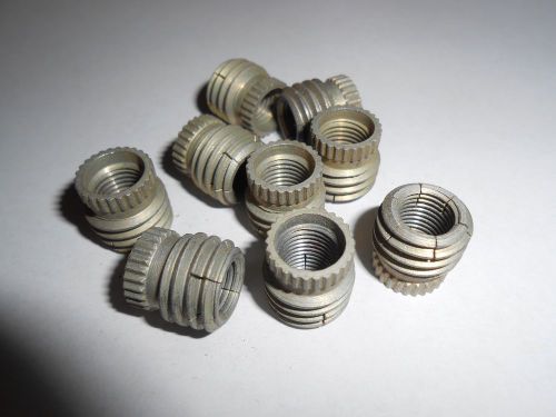 25 threaded inserts - 3/8x24 - wood cabinets &amp; furniture - similar to e-z lok for sale