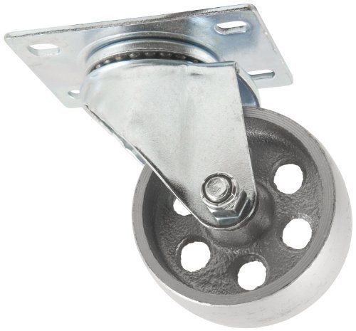 New waxman 4035355 3-inch iron plate caster  grey tire and wheel for sale