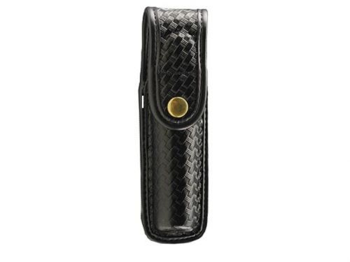 Bianchi 22607 model 7911 compact light pouch - basketweave black brass snap for sale