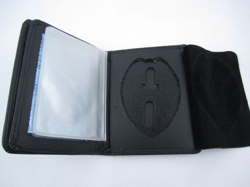 Strong Leather 79230 448 Black Side Opening Strong Leathe Badge &amp; ID Case/Holder