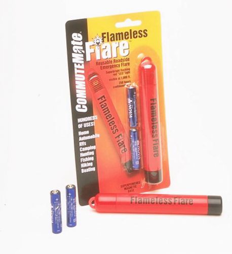 CommuteMate Flameless Safety Flare 4 Pack #1020 Batteries Inc