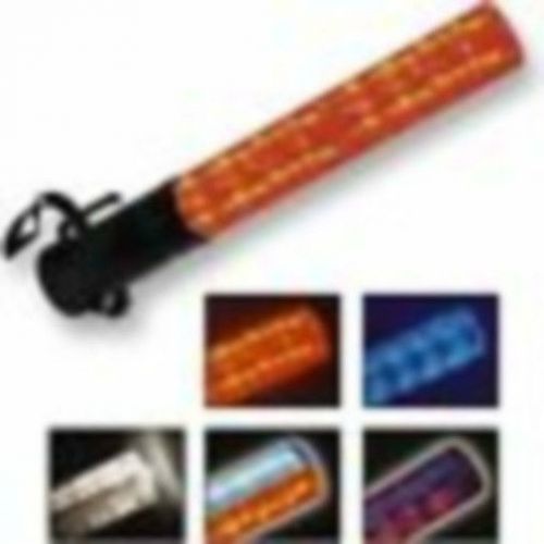 Red &amp; blue police security traffic safety led wand parking concert flash back 5 for sale