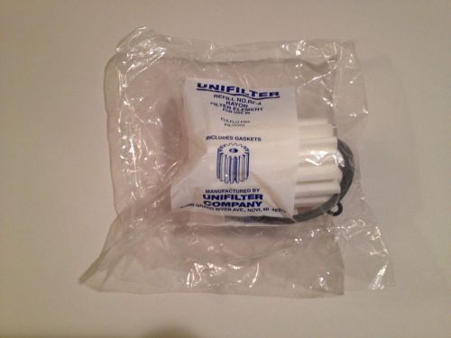 Unifilter refill no. rf4 rayon filter element  fb4 includes gasket use in fulflo for sale