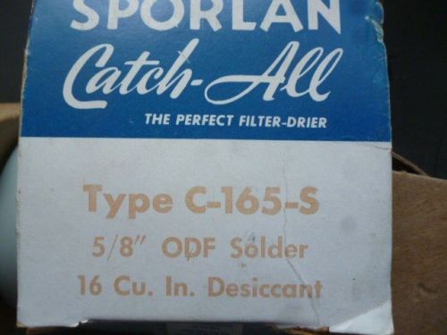Sporlan c-165-s 5/8 odf 16 cubic in liquid line filter drier new for sale