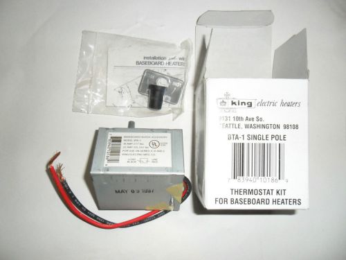 Thermostat KING BTA-1 BASEBOARD HEATER    22 AMP-125, 240 VAC