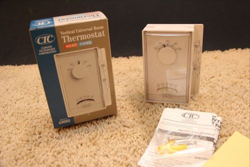 NEW CTC Climate Technology Corp. 43005 Universal Room Thermostat Vertical Mount!