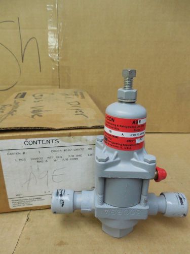 Parker flo-con regulator valve a9e 7/8&#034; size sz a 10&#034; hg - 120 psig new for sale
