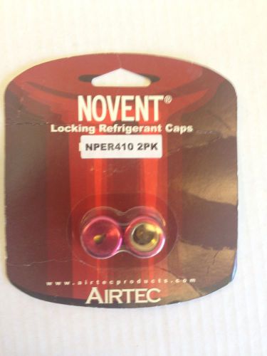 Novent locking refrigerant caps (2) pack for sale