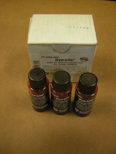 Tracerline tp-3900-0601 leak detection dye for auto coolant systems pack of 3 for sale