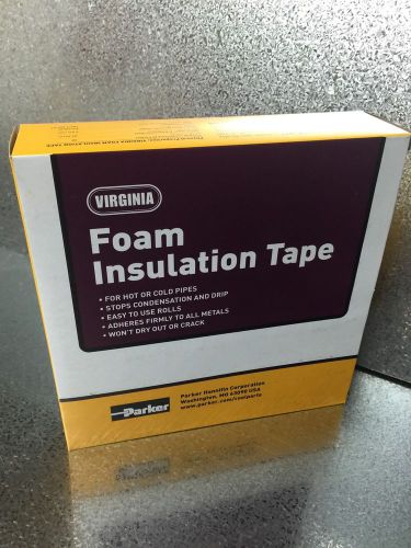 NEW Virginia Foam Insulation Tape 1/8&#034; x 2&#034; x 30&#039; Ft Roll