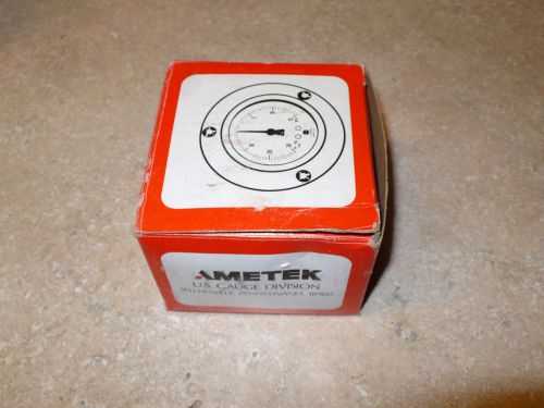 Ametek us gauge p662 lx 600 psi pressure gage - 1/4&#034; npt - oil filled for sale