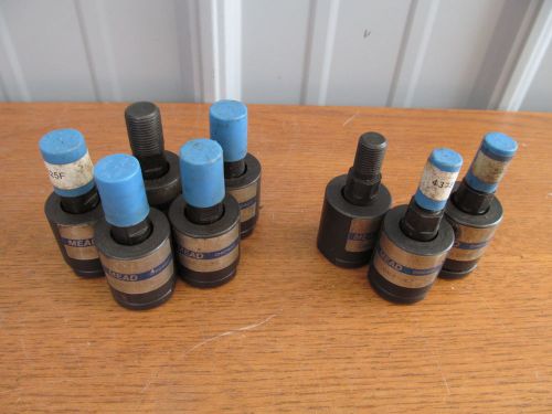 Lot of 8 MEAD ROD ALIGNMENT COUPLERS (5)5/8&#034; (1)1/2&#034; cylinder #DMA-625 + (W-81)