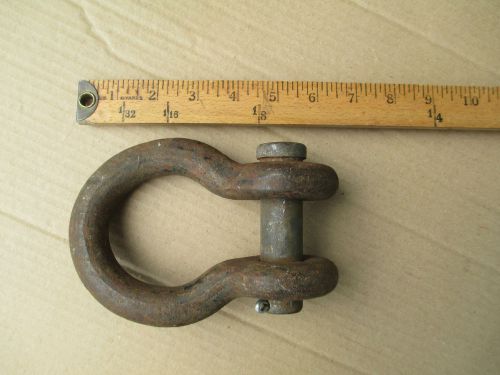 Shackle clevis rigging  / pin style - compleat -solid / sturdy for sale