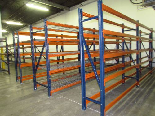 Pallet rack racking new shelving uprights 96x24 warehouse we manufacture call for sale