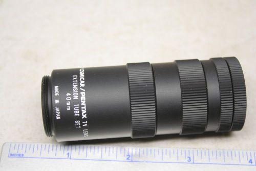 Cosmicar Pentax extension Tube set of 4 units great