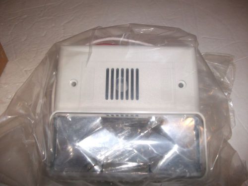 Edwards mini horn signaling strobe audible visual alarm 24v ac white 6536-g5 for sale