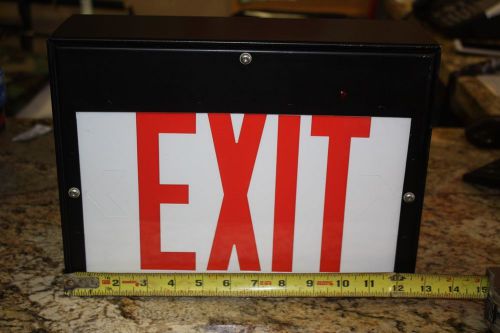 Fire Exit Sign Ready To Be Hardwired #16154