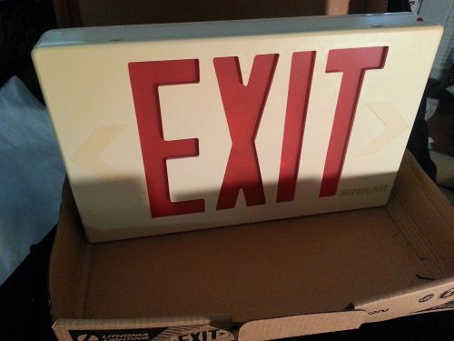 Lithonia lighting contractors select led exit sign dual volt 120/277 new works for sale